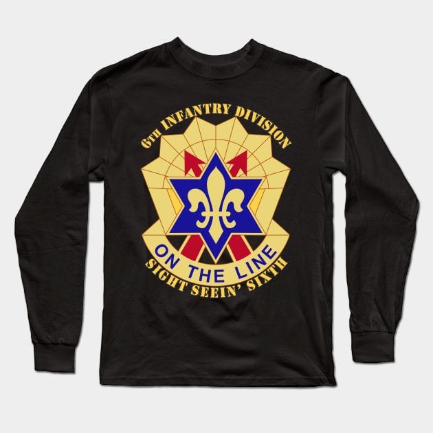 6th Infantry Division Long Sleeve T-Shirt by MBK